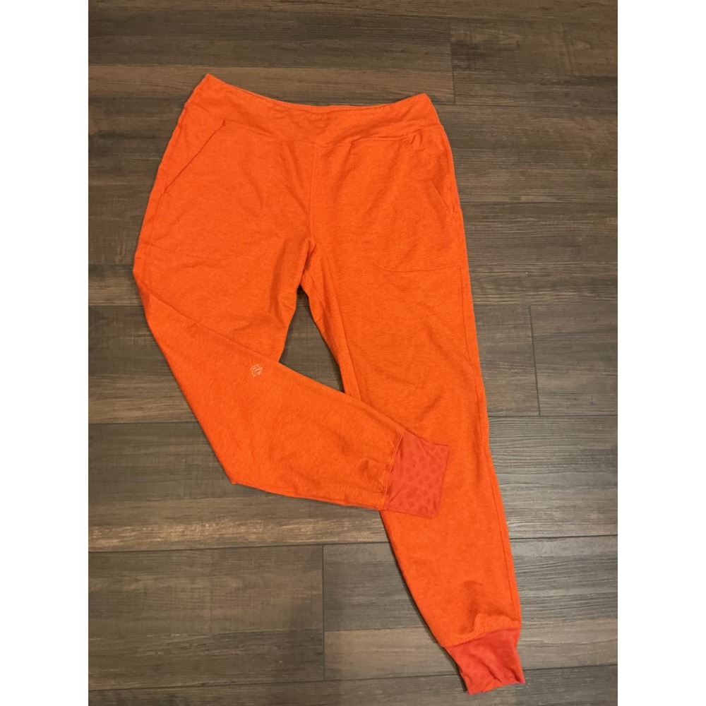 Rabbit Joggers Orange Heather Athletic Running Sweatpants Size MD